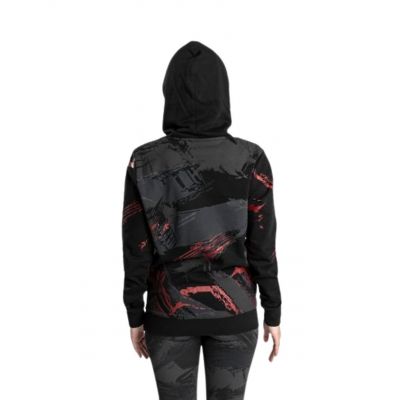 Venum UFC Authentic Fight Week 2.0 Hoodie For Women Negro-Rojo