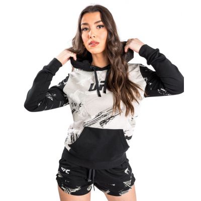 Venum UFC Authentic Fight Week 2.0 Hoodie For Women Preto-Branco