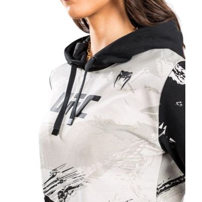 Venum UFC Authentic Fight Week 2.0 Hoodie For Women Negro-Blanco