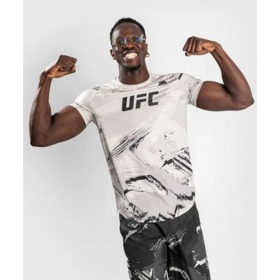 Venum UFC Authentic Fight Week 2.0 Men Performance Short Sleeve T-shirt Bianco