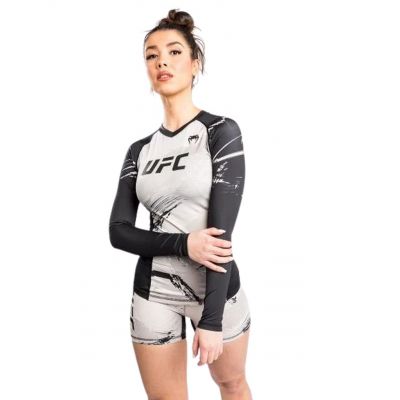 Venum UFC Authentic Fight Week 2.0 Rashguard - Long Sleeves For Women Blanco