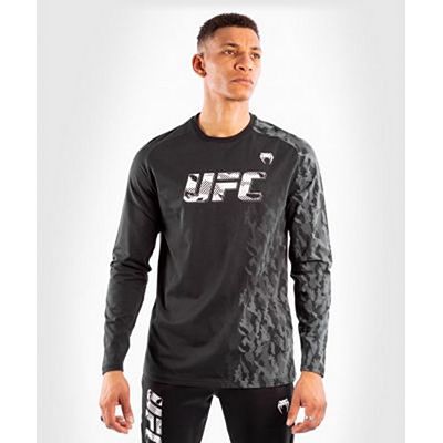 Venum UFC Authentic Fight Week Men Long Sleeve Tshirt Fekete