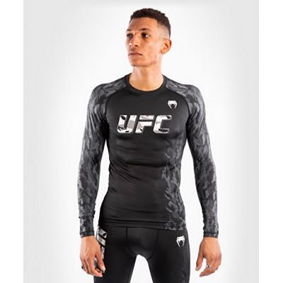 Venum UFC Authentic Fight Week Men Performance Long Sleeve Rashguard Noir