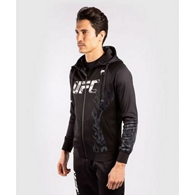 Venum UFC Authentic Fight Week Men Zip Hoodie Schwarz