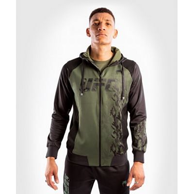Venum UFC Authentic Fight Week Men Zip Hoodie Verde