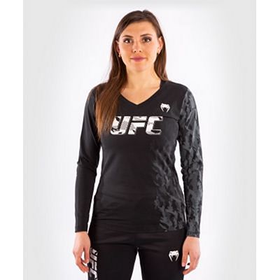 Venum UFC Authentic Fight Week Women Long Sleeve T-shirt Noir