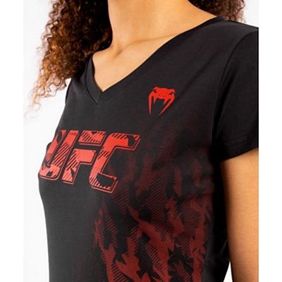 Venum UFC Authentic Fight Week Women Short Sleeve T-shirt Negro