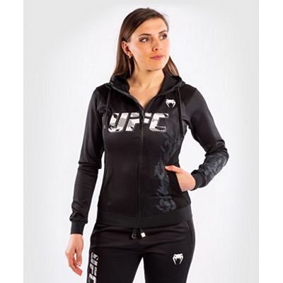 Venum UFC Authentic Fight Week Women Zip Hoodie Schwarz