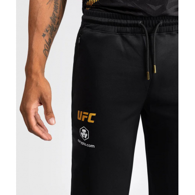 Venum UFC Fight Night Mens Straight Leg Walkout Pant Champion Negro