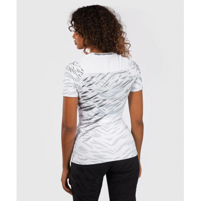 Venum UFC Fusion By Authentic Fight Night Womens Performance S/L Rashguard Blanco