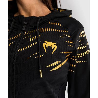 Venum UFC Fusion Fight Night Hoodie Ladies Champion Negro-Oro