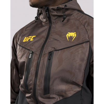 Venum UFC Fusion Fight Week Mens Zip Hoodie Braun