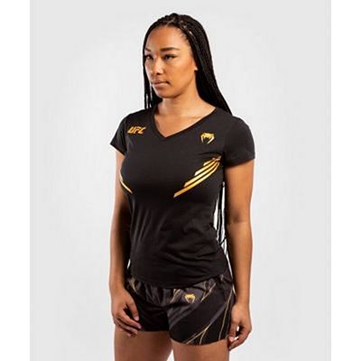 Venum UFC Replica Women Jersey Svart-Gold