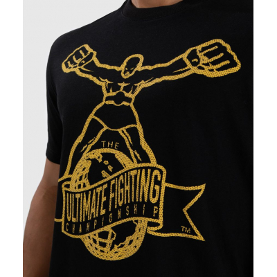 Venum UFC Ulti-Man T-Shirt Negro-Amarillo