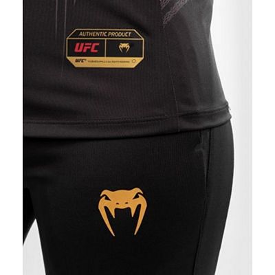 Venum UFC Venum Authentic Fight Night Women's Walkout Jersey Champion Schwarz-Gold