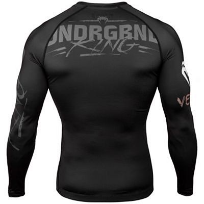Venum Underground King LS Rashguard Schwarz