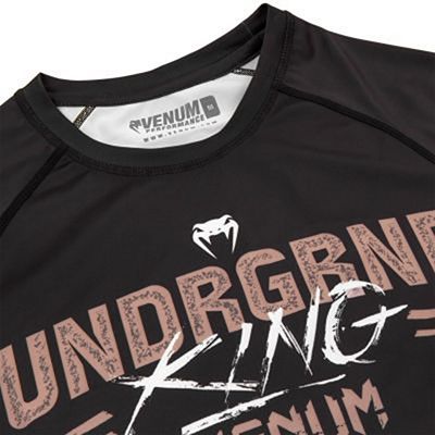 Venum Underground King LS Rashguard Schwarz