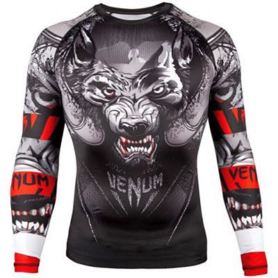 Venum Werewolf Rashguard Long Sleeves Black-Grey