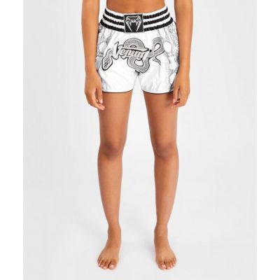 Venum White Snake Short Muay Thai For Women Weiß