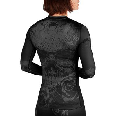 Venum Women Santa Muerte 3.0 Rashguard LS Negro
