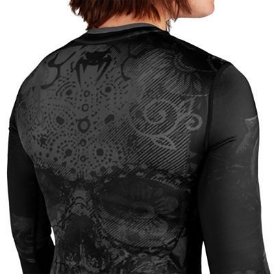 Venum Women Santa Muerte 3.0 Rashguard LS Fekete