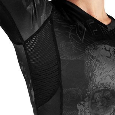 Venum Women Santa Muerte 3.0 Rashguard LS Preto