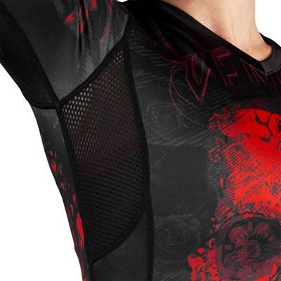 Venum Women Santa Muerte 3.0 Rashguard LS Piros