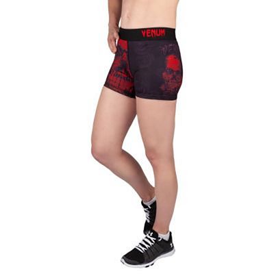 Venum Women Santa Muerte 3.0 Shorts Black-Red