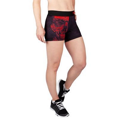 Venum Women Santa Muerte 3.0 Shorts Preto-Vermelho