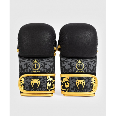 Venum X Ilia Topuria Unmatched MMA Sparring Gloves Preto-Dourado