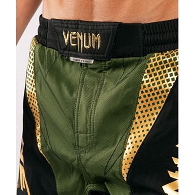 Venum X ONE FC Fightshorts Verde-Dourado