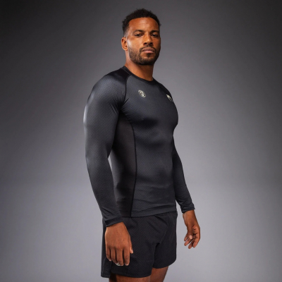 Rashguard Venum X Roger Gracie Academy LS Negro