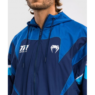 Venum X Top Rank Original Mens Hooded Tracksuit Jacket Azul Marino