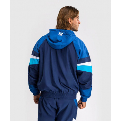 Venum X Top Rank Original Mens Hooded Tracksuit Jacket Azul Marino