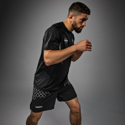 Venum X WOW FC Dry Tech Negro-Plata