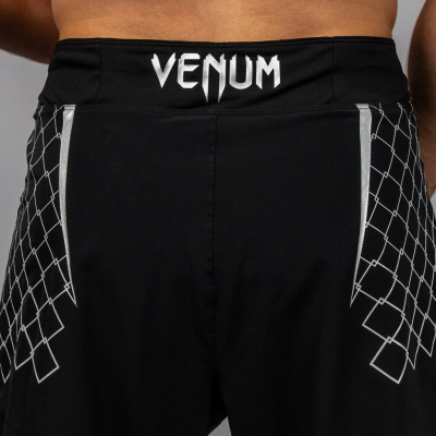 Venum X WOW FC Fightshorts Negro-Plata