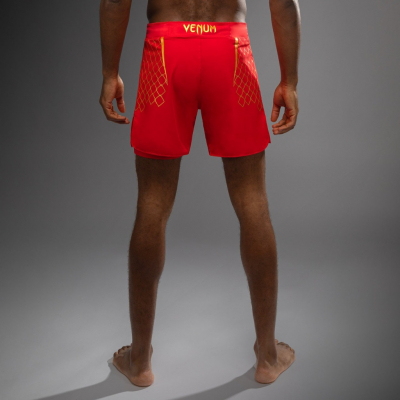 Venum X WOW FC Fightshorts Rojo-Oro