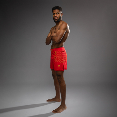 Venum X WOW FC Fightshorts Rojo-Oro