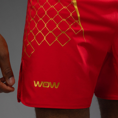 Venum X WOW FC Fightshorts Rojo-Oro