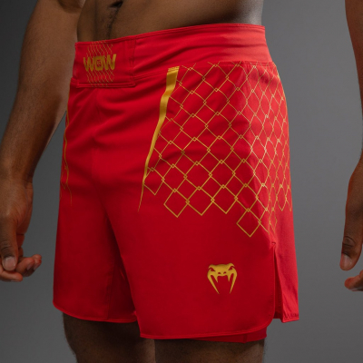 Venum X WOW FC Fightshorts Rojo-Oro