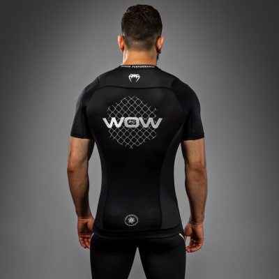 Venum X WOW FC Rashguards Preto-Prateado