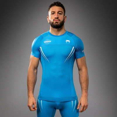 Venum X WOW FC Rashguards Celeste