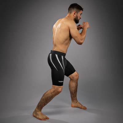 Venum X WOW FC Vale Tudo Shorts Negro-Plata