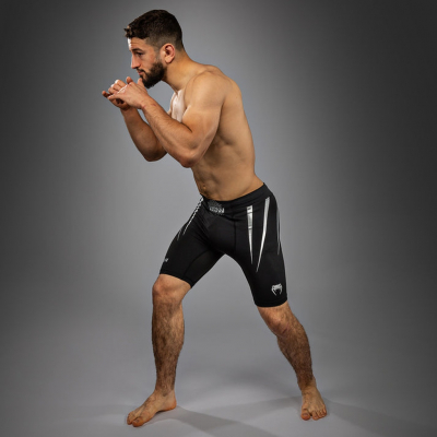 Venum X WOW FC Vale Tudo Shorts Negro-Plata