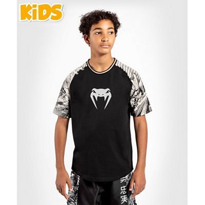 Venum YKZ21 Kids T-shirt Svart-Vit