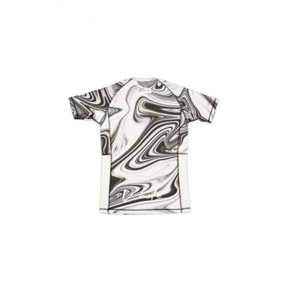 VHTS Spring Summer 2022 Special Edition Short Sleeves Rash Guard Marble Blanco