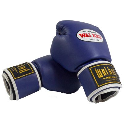 Wai Kru BGSP-04 PU Boxing Gloves Bleu