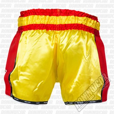 Wai Kru KV-05 Retro Kevlar Shorts Amarillo-Rojo