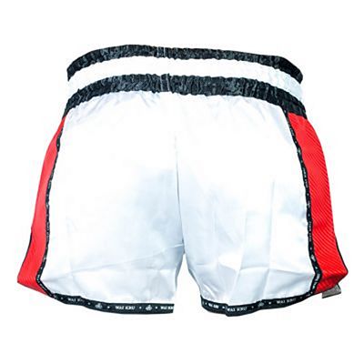 Wai Kru KV-09 Retro Kevlar Shorts Blanco-Rojo