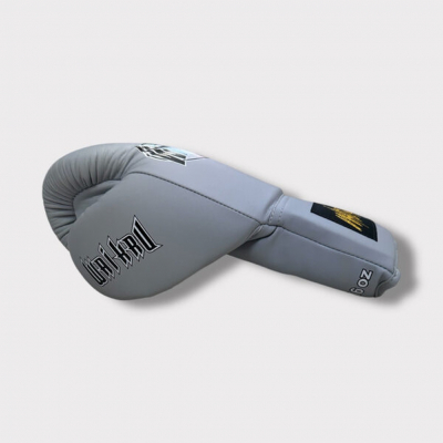 Wai Kru Laced Boxing Gloves BGLU-3 Grau